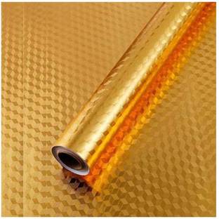 LOYZO 200.66 cm Oil Proof Waterproof Aluminium Foil Stickers Kitchen Backsplash Wallpaper Self-Adhesive Wall Sticker Anti-Mold and Heat Resistant for Walls Cabinets Drawers and Shelves Self Adhesive Sticker