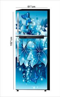 RUBY DECOR 151.892 cm Ruby Décor Decorative Refrigerator Door Sticker PVC Vinyl Fridge Wrap Sticker for Home (152 cm x 60 cm or 59 X 24 Inches) Removable Sticker