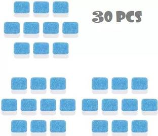 Kuniva SET 0F 30 Washing Machine Stain Tank Cleaner Deep Cleaning Detergent Tablet for Perfectly Cleaning of Tub/Drum Stain Remover. Detergent Powder (PACK OF 30PCS) Detergent Powder