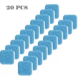 Kuniva Set of 20 Washing Machine Cleaner Detergent Effervescent Tablet Washer Deep Cleaning Multifunctional Effervescent Spray Cleaner Washing Machine Cleaner Remover Tablets Deodorant Detergent Powder (PACK OF 20PCS) Detergent Powder