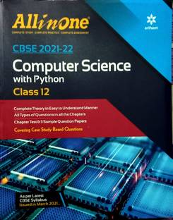 CBSE All In One Computer Science With Python Class 12 for 2022 Exam