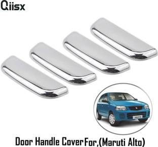 Qiisx ALP-01 Maruti Alto ABS Chrome Door Handle cup Cover Trim Accessories Car Grab Handle Cover