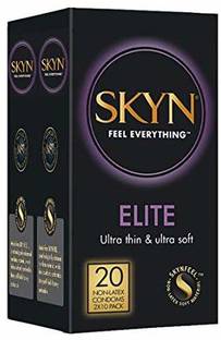 Skyn Elite Non Latex Condoms Pack of 20 Condom