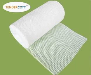 Tendercott Roller bandage 7.5 cm X 9 meter | Gauze Roll | Non Sterile |Pack of 12 Counts Non-Sterile Gauge Roll
