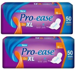 Pro-ease Go XL big pack, 16+16 pads for woman Sanitary Pad