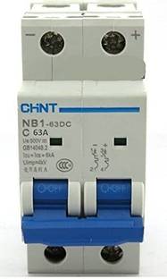 Chint Solar 63A 500V DC Miniature Circuit Breaker (MCB) NB1-63DC MCB