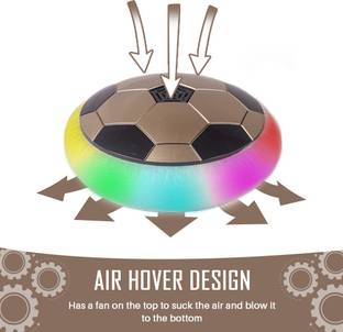 RATNA'S Air Football Hover Soccer for All Ages Football (1796 Yellow) Football