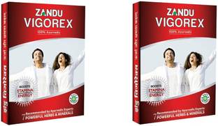 ZANDU Vigorex Ayurvedic Daily Energizer- 10 capsules (pack of 2)