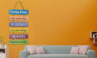 Ryme Wooden Home Entrance Decor 25X14 Inches - Door Hangings for Home Decoration, Home Entrance Decor Items for Wall