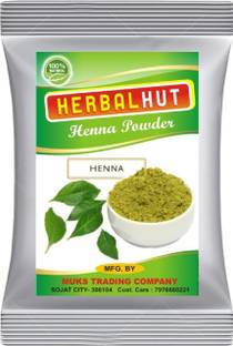 HERBALHUT NATURALS 100% Pure Henna Powder(cloth filtered) 100g , brown