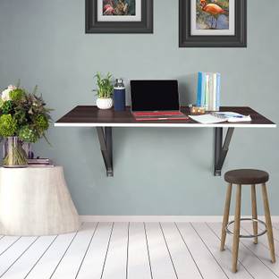 EuroQon Smart Space Saving Foldable Heavy Duty Multipurpose Engineered Wood Study Table
