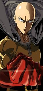 one Punch Man Wall Sticker Anime self Adhesive Wall Poster for Room(Size_12x18 inch,Multicolor,self Adhesive Paper) Paper Print