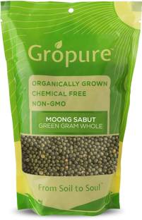 Gropure Organic Green Moong Dal (Whole)