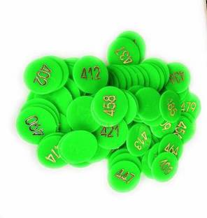 Bal samrat Green Color Numerical Token/Coins Pack of 401 to 500