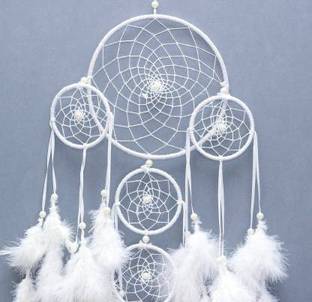 new lucky Dream Catcher, Wall Hangings, Crafts, Home Décor, Balcony, Garden Feather Dream Catcher