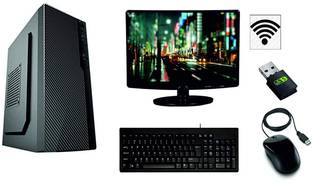 TECH- Assemblers Intel Core 2 Duo (4 GB DDR2/500 GB/Windows 10 Pro/15.1 Inch Screen/Assembled Desktop Computer)