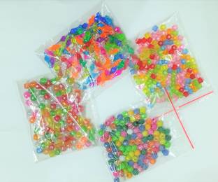 UVV Multi-color rose, Square,kanta Beads &bells 100 eachieces each