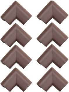 Modinity Baby Safety proofing Corner & Edge Guard Protector Strip for Furniture I Used on Glass Tabletop, Wall I Brown (Pre Taped 8 Corners)