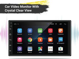 Flipkart SmartBuy 7" Inch 16GB ROM Android Car Dashboard Entertainment Set Supports Wi-fi, Bluetooth, Hi-Fi Audio with Super Bass, 1.3 GHz Processor, GPS, Screen Mirror/Cast, Equalizer Car Stereo