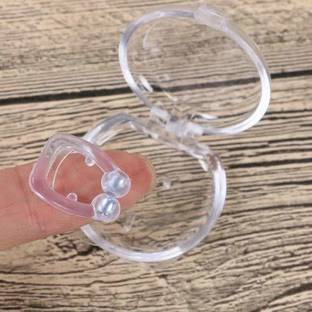 Kinematic Enterprise Nose Clip Snore Stopper Silicone Magnetic Anti Snoring Device Nose Shaper