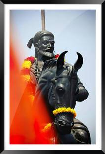 Bhawana Creation SHIVAJI MAHARAJ 19 Digital Reprint 12 inch x 8 inch Painting