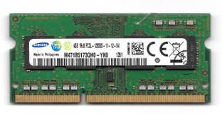 Samsung M471B5273DH0 DDR3 4 GB (Dual Channel) Laptop (1600Mhz, 1.5V Laptop RAM DDR3 4 GB (Dual Channel) Laptop)