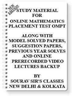 Study Material For Online Mathematics Placement Test Ompt [set Of 7 Books] With Model Question Papers + Topicwise Analysis + Mcq Questions + Special Practice Set