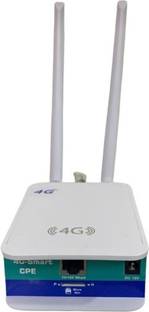 HANUTECH 4G Wifi Router WiFi 4G Dongle Device, Support All sim Cards, Support DVR, NVR, WiFi Camera Mobile Hotspot WAN & LAN Port 5Dbi Dual External Antennas Gateway with Sim Card Slot (Airtel, VI, Jio) 4G Router 2.4 GHz 150 Mbps Wifi Speed Dual Band External Antenna MiFi (Sim Based)