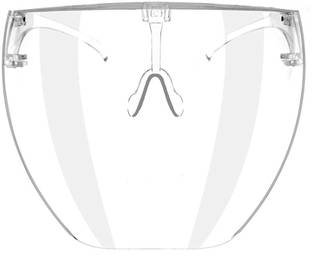 RENCARE REN-COVSH Protective Face Shield Full Cover Visor Glasses/Sunglasses (Anti-Fog/Reusable/Unbreakable/washable) Safety Visor