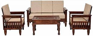 Top 10wood Fabric 3 + 1 + 1 Sofa Set