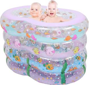 NYRWANA DELIVERING SMILES IN INIDA Inflatable Bath Tubs For Kids Bpa-Free Swimming Tub