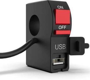 Speedfly accident Hazard Light Double Control Switch with USB Handle Bar Grip For Universal For Bike Universal For Bike