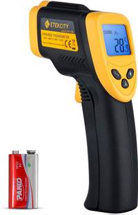 Etekcity Infrared Thermometer 774 (Not for Human) Temperature Gun Non-Contact Digital Laser Thermometer-58?~ 716? (-50? ~ 380?), Standard Size, Black Touch Free Kitchen Thermometer