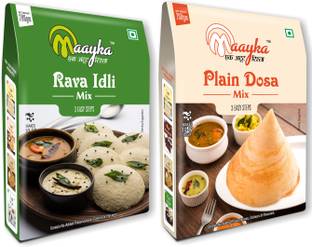 Maayka - Ek Atoot Rishta Plain Dosa & Rava Idli Mix 200 GM + 200 GM 400 g