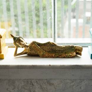 eCraftIndia Antique Music Decorative Canon Decorative Showpiece - 24 cm (Brass, Gold, Brown) Decorative Showpiece  -  24 cm