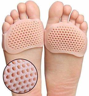 PKK TRADERS Soft Silicon Gel Half Toe Sleeve Forefoot Pads For Pain Relief Foot Support (Pack Of 1) (Pack Of 1)