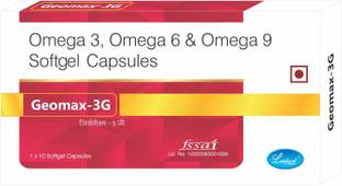 Leeford Geomax-3G Omega Softgel Capsules Pack of 3