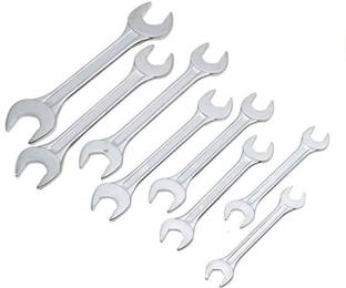 EmmEmm Premium 8 Pcs Double Sided Open End Spanner Set Premium Set of 8 Pcs Double Sided Open End Spanner Set Double Sided Open End Wrench