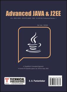 Advanced JAVA and J2EE for BE VTU Course 18 OBE & CBCS (VI- CSE / ISE - 18CS644 – Pro. Elec. -1)
