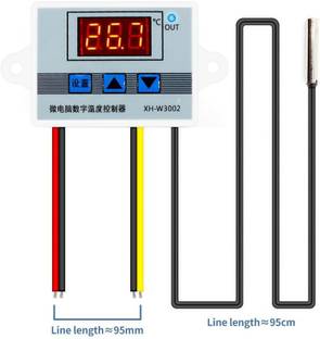 electrolight Hot selling XH-W3002, 220V Professional Digital LED Temperature Controller 10A Thermostat Regulator XH-3002 Temperature Sensor and Controller Electronic Hobby Kit