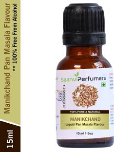 Saanvi perfumers Manikchand Pan Masala Flavour For Used in Gutkha, Pan Masala, and Other Desserts (No Chemical | No Preservatives) Pan Masala Liquid Food Essence