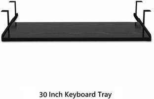 UniAart Wooden Keyboard Tray with Height Adjustable – Perfect Options for Office and Home Desk (11 x 30 Inch) Keyboard Tray