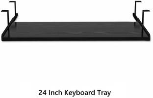 UniAart Wooden Keyboard Tray with Height Adjustable – Perfect Options for Office and Home Desk (, 11 x 24 Inch) Keyboard Tray