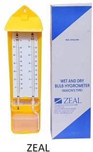 Zeal Mason's Type Make Wet and Dry Bulb Hygrometer Thermometer with Fork Kitchen Thermometer