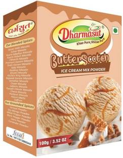 Dharmasut Butterscotch Ice Cream Mix Powder (Pack of 1) 100 g