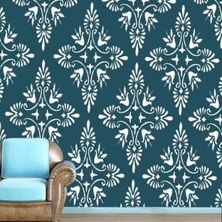 PARDECO Wallstencils Boota Design Waterproof Sheet (Size 16x24 Inch) . Patches Stencil