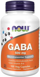 Now Foods GABA 500 mg Veg Capsules