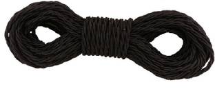 Bullkartzone Black Strong Rope for Leg Crash Guard & Multi Purpose Uses for All Bikes
