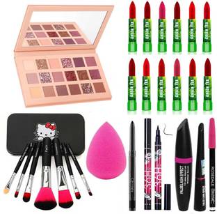 Crynn Smudge Proof Rosedale Kajal & Studio Pro Ultra Beauty Blender Sponge Puff