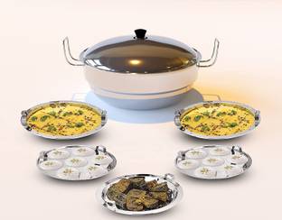 IM ENTERPRISE 5 plate sandwich or induction bottom multi kadai 14 idli Induction Idli Maker